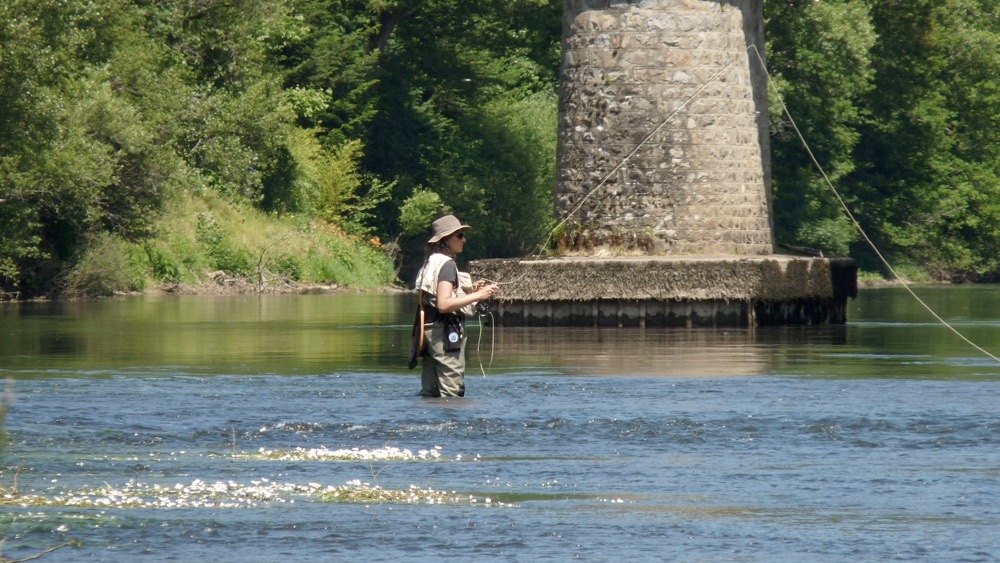 La Dordogne au pont de Monceaux